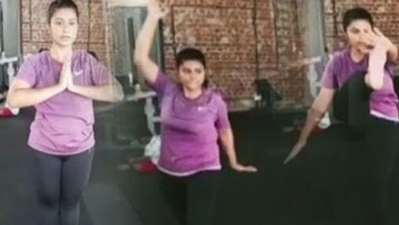 గర్భంతో ఉన్నా కూడా.. ప్రాక్టిస్ చేసిందట.. వీడియో వైరల్