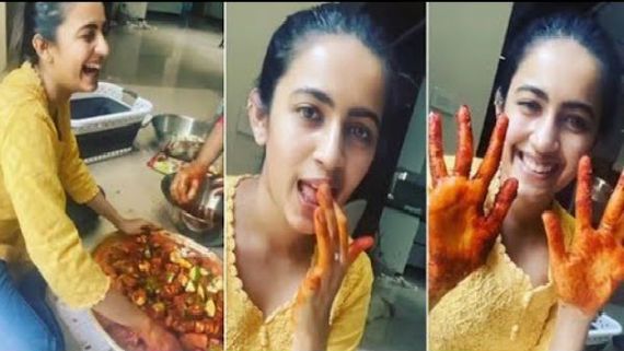 నోరూరించే ఆవకాయ్ పచ్చడి.. మెగా డాటర్ నీహారిక కొణిదెల వీడియో వైరల్