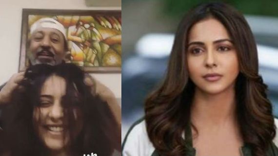 తండ్రి చేతితో మసాజ్.. స్వర్గంలో తేలిపోతున్న రకుల్.. కూతురిపై ప్రేమను చాటుతున్న వీడియో