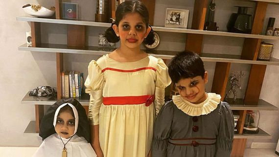 దెయ్యాల వేశాలతో భయపెడుతున్న బన్నీ పిల్లలు.. ఫొటోలను చూస్తే షాకవ్వాల్సిందే