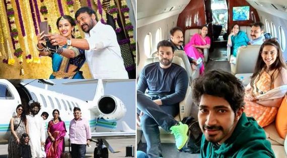  జోరుగా నిహారిక కొణిదెల పెళ్లి వేడుకలు..  ప్రత్యేక విమానాల్లో చిరు, రాంచరణ్, అల్లు అర్జున్ ప్యామిలీలు.. ఫోటోలు వైరల్