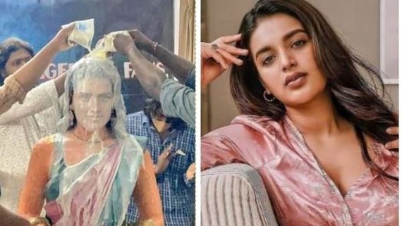 నిధి అగర్వాల్‌పై ఉప్పెనంతా అభిమానం.. చెన్నైలో గుడికట్టిన ఫ్యాన్స్