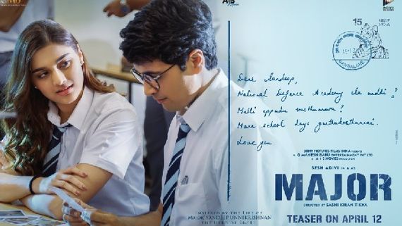 ‘మేజర్’ లవ్ స్టోరీ.. సాయీ మంజ్రేకర్ లుక్ వైరల్