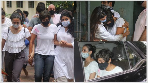 భర్తకు స్వయంగా తలకొరివి పెట్టిన మందిరా బేడి.. భోరున విలపిస్తుండగా అంత్యక్రియలు!