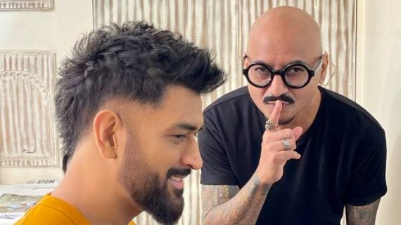  MS Dhoni Superb look ఎంఎస్ ధోని విలన్ వేషాలు వేయకు.. బాలీవుడ్ ఖల్ నాయక్ హెచ్చరిక!