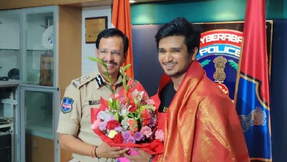 హీరో నిఖిల్‌ చేసిన పనులకు ఫ్యాన్స్ ఫిదా.. ఘనంగా సన్మానించిన కమీషనర్ సజ్జనార్!