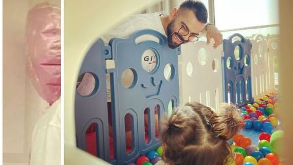  కూతురు వమికాతో విరాట్ కోహ్లి.. అనుష్క శర్మ షేర్ చేసిన ఫోటో వైరల్