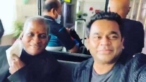 A. R. Rahman ఇళయరాజా హ్యాపీ మూమెంట్.. ఎక్కడికి వెళ్లినా మళ్ళీ ఒకే చోటుకు అంటూ.. రెహమాన్ వీడియో!