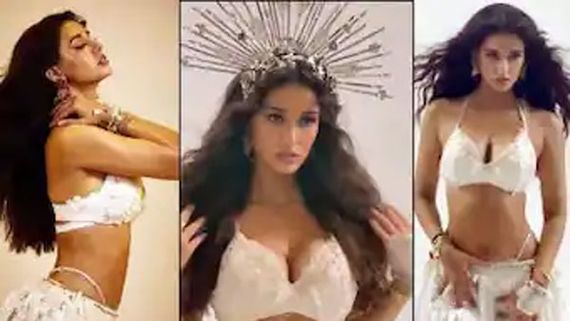 Disha Patani: మినీ వైట్​ స్కర్ట్​లో క్వీన్​లా దిశా పటానీ.. వీడియో వైరల్​