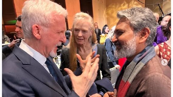 అవతార్ దర్శకుడితో రాజమౌళి ముచ్చట్లు.. మరోసారి ఫ్యాన్ బాయ్ మూమెంట్