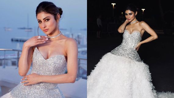 Cannes 2023 లో బుసలు కొడుతున్న నాగిని భామ మౌనీ రాయ్.. ఉప్పొంగే ఎద అందాలతో మీడియాకు పోజులు