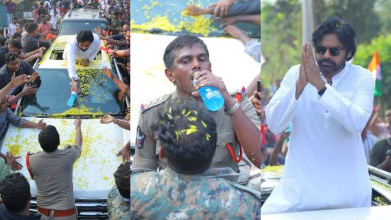 మానవత్వం ప్రదర్శించిన పవన్ కల్యాణ్.. ఎండలో సొమ్మసిల్లిన పోలీస్ అధికారికి.. జనసేన అధినేత ట్రెండింగ్