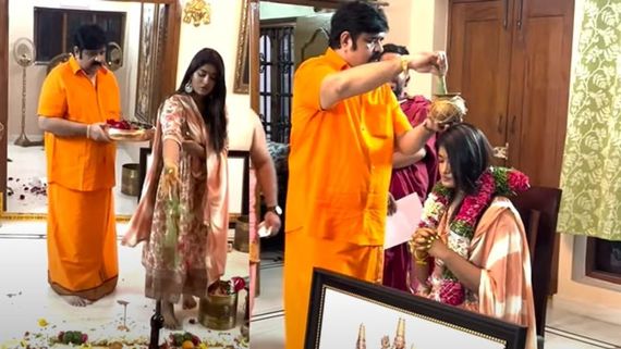 స్వామిజీతో దొరికేసిన డింపుల్ హయాతి.. అందుకోసమే ఇలా.. ఆ స్టార్ హీరోయిన్ల లాగే!