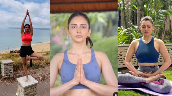 Yoga Day 2023: యోగా చేస్తూ హీరోయిన్ల హాట్ షో.. ఆ ఆసనాలు, అందాలు చూస్తే మెంటలే!