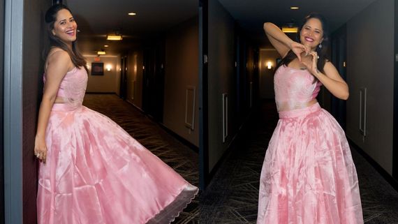 Anasuya Bhardwaj Hot Photos: అది వేసుకోకుండా అనసూయ కిరాక్ ఫోటోషూట్... ఫ్రంట్ సూపర్, బ్యాక్ బంపర్...