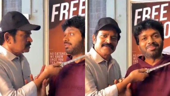 Brahmaji: బాలయ్య డైరెక్టర్ మెడపై కత్తి పెట్టి బెదిరించిన నటుడు బ్రహ్మాజీ.. వీడియో వైరల్