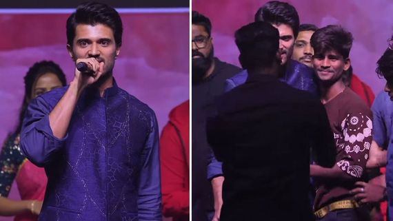 ఎవడ్రా వీడు ఇంత డేంజరస్​గా ఉన్నాడు.. పబ్లిక్​లోనే  రౌడీహీరోను పరుగెత్తించాడు.. చూస్తే నవ్వు ఆపుకోలేరు!