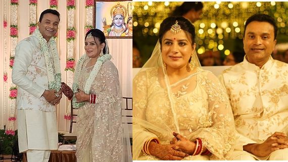 Pooja Gandhi 40 ఏళ్ల వయసులో పెళ్లిపీటలెక్కిన బోల్డ్ హీరోయిన్... భాష నేర్పించిన వ్యక్తితోనే ప్రేమవివాహం!