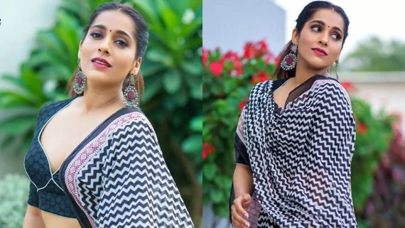 రష్మీ గౌతమ్ టెంప్టింగ్ గ్లామర్ షో.. అదేంటి ఫోజులు అలా ఇచ్చేసింది!
