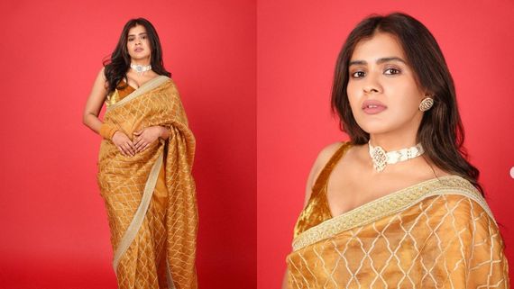 వయసు 30.. అందాలు మాత్రం 16.. ఆరెంజ్ కలర్ చీరలో అదిరిన ఈ బ్యూటీని గుర్తు పట్టారా?