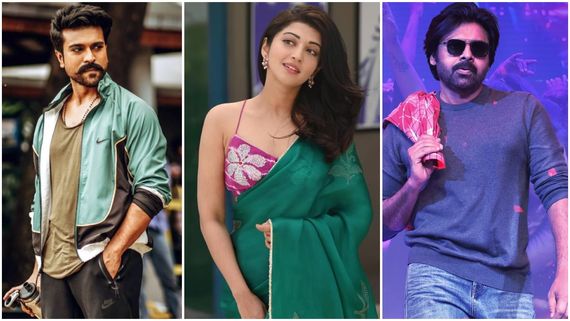 Ram Charan బుల్లితెరపైకి తొలిసారి పవన్ కల్యాణ్, రామ్ చరణ్... హీరోయిన్ ప్రణితతో కలిసి చిందులు