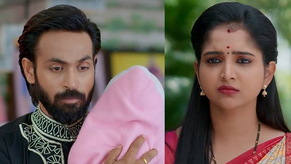 Brahmamudi Weekly Roundup దొంగచాటుగా బిడ్డను తీసుకొని రాజ్.. అడ్డుకొన్న తండ్రి.. షాక్‌లో తండ్రి