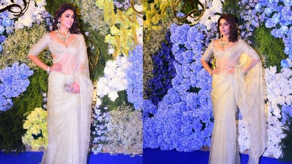 Shriya Saran:  41 ఏళ్ల వయసులో శ్రీయ సరన్ అందాల సోయగాలు.. చీరకట్టులో కనికట్టు చేస్తున్న బ్యూటీ క్వీన్ 