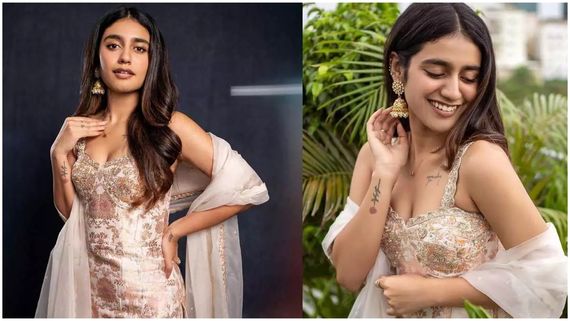 Priya Prakash Varrier: స్లీవ్‌లెస్ బ్లౌజులో ప్రియా వారియర్ సోకులు.. పెద్ద జుంకీలతో అలా చూస్తూ! 