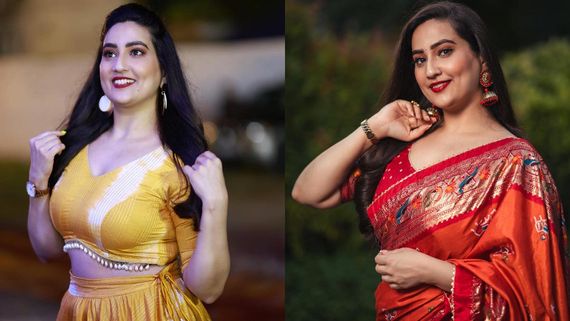 యాంకర్ మంజూష మత్తెక్కించే గ్లామర్ షో.. అక్కడి పుట్టమచ్చను హైలైట్ చేస్తూ!