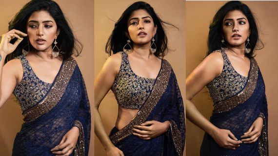 కిటికీ లాంటి చీర కట్టి కవ్విస్తోన్న ఈషా రెబ్బా .. ఆ షేపులూ చూస్తే పిచ్చెక్కాల్సిందే 