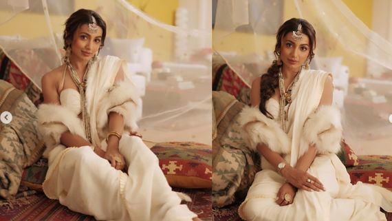 Tejaswi Madivada : రాజకుమారిలా బోల్డ్ బ్యూటీ .. ఆ పార్ట్‌ని ముత్యాల దండతో కవర్ చేస్తూ 