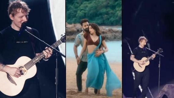 ఎడీ షీరాన్ నోట దేవర పాట.. చుట్టమల్లే అంటూ  పాటకు తారక్ ఫ్యాన్స్ ఫిదా!