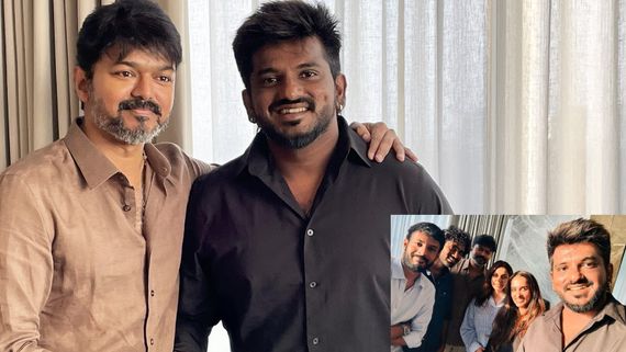 దళపతి విజయ్‌‌తో డ్రాగన్ టీమ్.. కన్నీళ్లు పెట్టుకొన్న డైరెక్టర్!