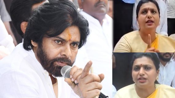 పవన్ కల్యాణ్, నాగబాబుపై రోజా అనుచిత వ్యాఖ్యలు..  మార్క్ శంకర్‌‌ను వివాదంలోకి లాగి..