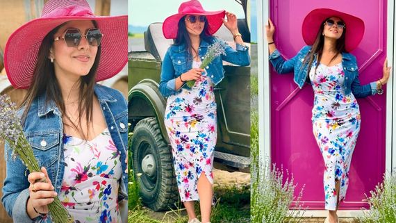 లావెండర్ తోటలో చిలిపి చేష్టలు.. తలుపు చాటున కవ్విస్తోన్న బ్రహ్మముడి విలన్