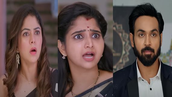 Brahmamudi October 14th Episode:  దుగ్గిరాల ఫ్యామిలీని బజారుకీడ్చిన రుద్రాణి...  రాజ్ ముందు దోషిలా కావ్య