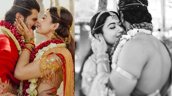 పెళ్లి తర్వాత విజయ్‌కు తొలి ముద్దు.. ఫస్ట్ హగ్ ట్రెండింగ్.. (Wedding Photos) 