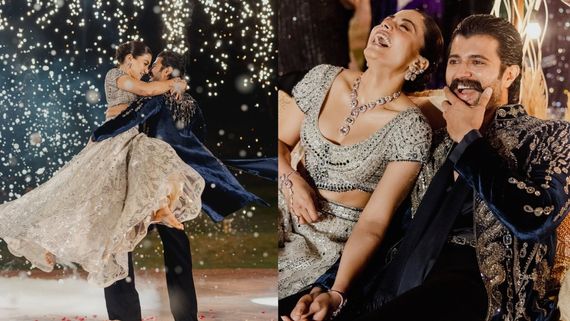 Virosh Sangeet Photos: రష్మికను కౌగిలిలో బంధించిన విజయ్ .. సంగీత్ ఫోటోలు వైరల్