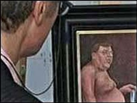 आयरिश पीएम की नग्न पेंटिंग हटाई