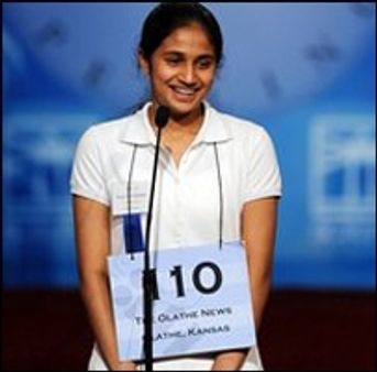 काव्या बनीं 'स्पेलिंग बी' चैंपियन