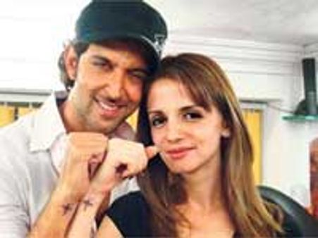 रितिक ने गुदवाया सुजैन का नाम!