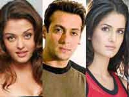 ऐश, कैट के बीच सैंडविच हुए सलमान