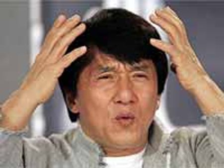 जैकी चान की उंगली टूटी