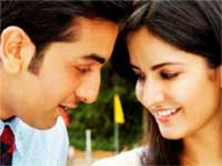 प्लेन में रणबीर ने कैटरीना को किस किया!