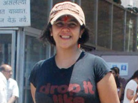 एकता ने किया सिध्दिविनायक के दर्शन