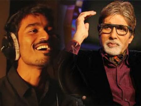 अमिताभ से मिलकर बाग-बाग हुए कोलावरी गायक धनुष