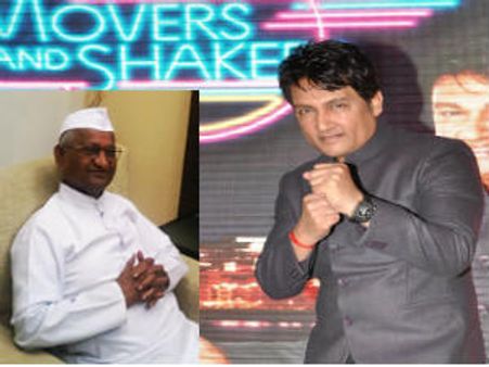 मूवर्स एंड शेखर के पहले मेहमान अन्ना हजारे!