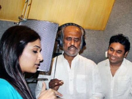 गायक बने दक्षिण के सुपरस्‍टार रजनीकांत