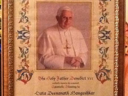 पोप से जन्मदिन की बधाई पाकर खुश हुईं लता