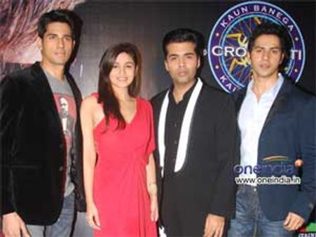 अमिताभ की हॉट सीट पर बैठे करन और आलिया